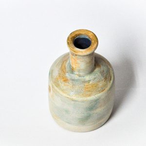 Ca Pottery Milk Bottle