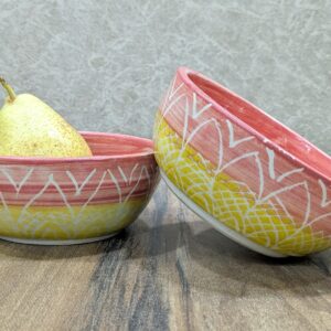 Sgrafitto Round Bowls